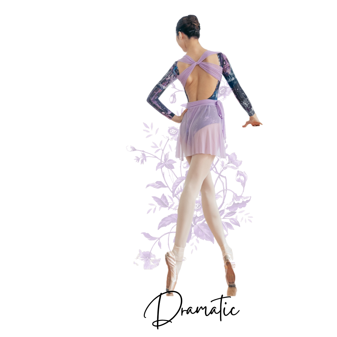 Purple ballet leotard