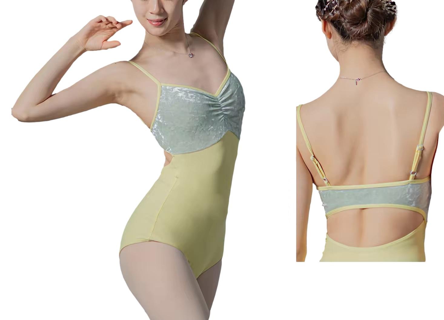 Yellow leotard