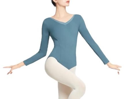 French blue leotard