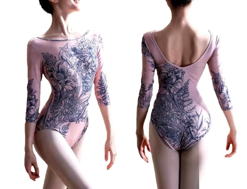 Pink Floral Leotard Pink Floral Leotard