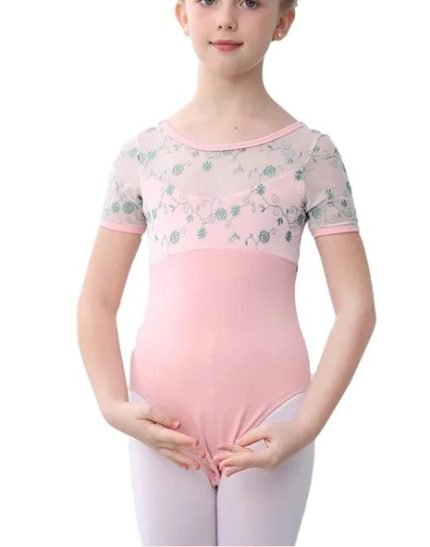 Girls Pink Ballet Leotard