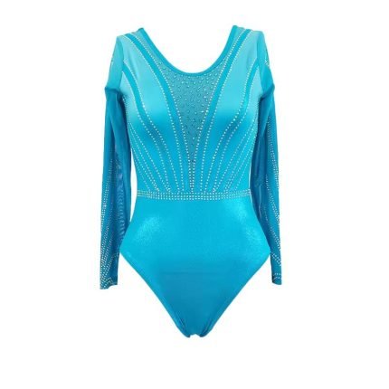 Long sleeve gymnastics leotards